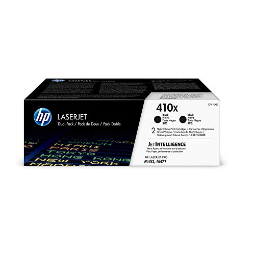 Tóner Original HP LaserJet Pro M400/M410/M450/M470 - 410XD CF410XD (Preto) HP - Cartuchos de toner e jato de tinta - laser, preto, 6500 páginas