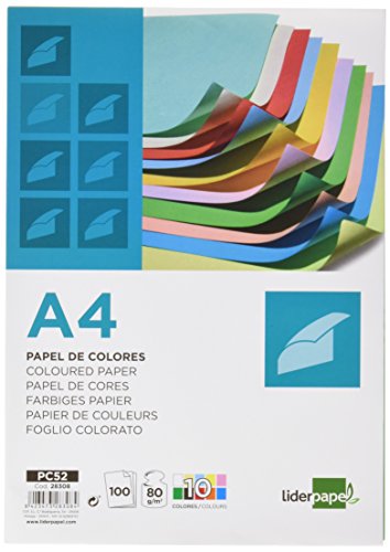 Papel para Impressão LEIDERPAPER PC52 (A4) Liderpapel - Papel de impressora e copiadora - 80 g/m², a4, 100 folhas