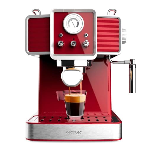 Máquina de Café CECOTEC Power Espresso 20 Tradizionale Light Vermelho Cecotec - Máquinas de café espresso - 1350 W, vermelho, tradizional, light