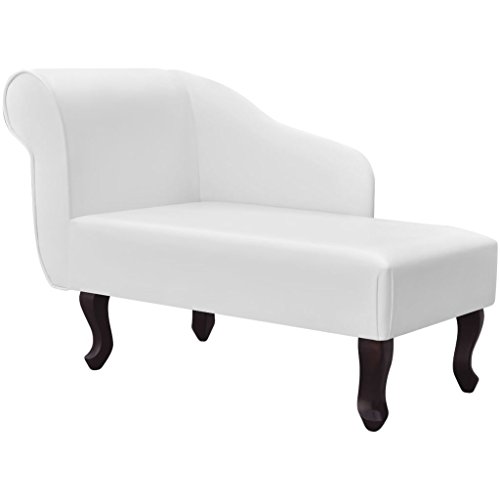 Poltrona de Couro Artificial Branco com Braços VidaXL vidaXL - Sofás - poltrona, couro artificial, branco, braços