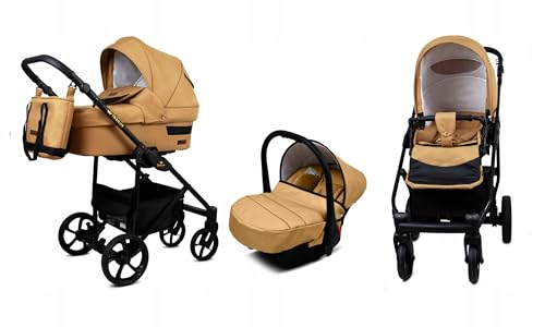 Carrinho de Bebé 3 em 1 BABYLUX Trailux Sand Pearl Babylux - Móveis para bebês e crianças pequenas - 3 em 1, bebé, trailux