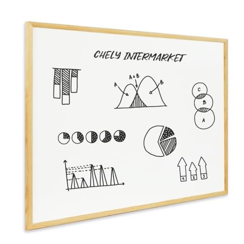Quadro Branco CHELY INTERMARKET (30 x 40 cm) Chely Siglo - Quadros brancos de apagar a seco - branco, 30 x 40 cm