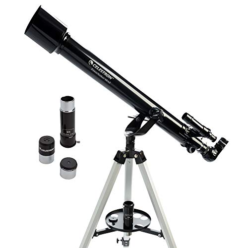 Telescópio CELESTRON PowerSeeker 60AZ (Azimuthal) Celestron - Telescópios - telescópio, celestron, powerseeker 60az, equatoriano azimutal, abertura 60 mm, ampliação máxima 300x