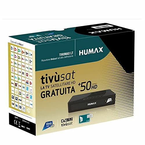 Receptor TV por Satélite HUMAX Tivusat Tivumax Lt Hd-3801S2 HUMAX - Áudio - tv por satelite, hd-3801s2