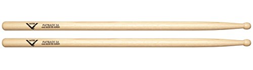 Trompeteira VATER Fatback 3A Baguettes de Bateria Vater - Acessórios para instrumentos musicais e orquestra - madeira, diâmetro 1.5 cm, 3a, 40.64 cm