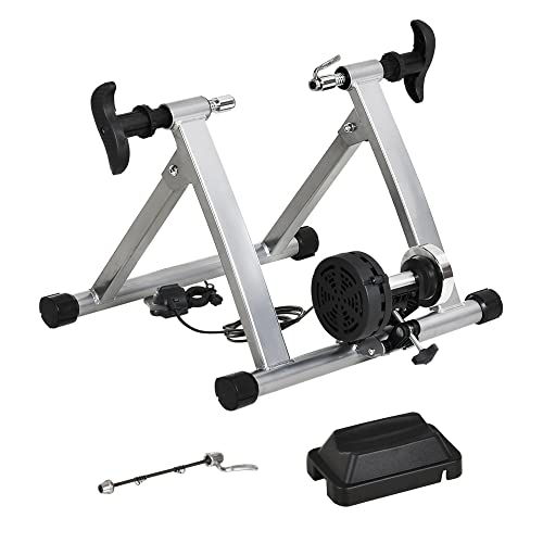 Rolo de Treinamento para Bicicleta HOMCOM | 54.5 x 47.2 x 39.1cm - Cinzento HOMCOM - Rolo de treino para bicicleta - rodilho, cinzento, aço