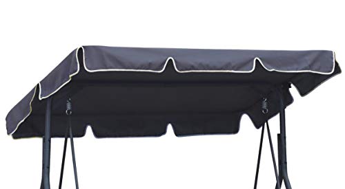 Toldo para Baloiço FEROCITY (Cinzento - Poliéster) Ferocity - Acessórios para baloiços de alpendre - toldo, baloiço, cinzento, poliéster
