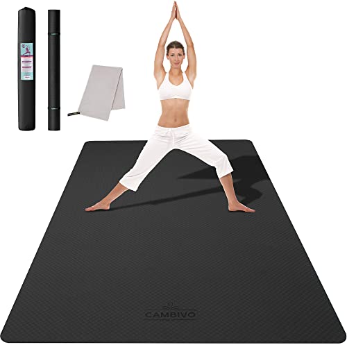 Tapete de Ioga CAMBIVO Grande (183 x 122 cm) CAMBIVO - Tapetes de yoga e pilates - tapete yoga, cambivo, grande, 183x122cm, tpe, resistente