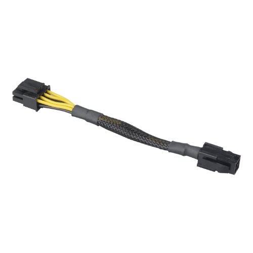 Akasa AK-CBPW10-15BK acessório de impressora/scanner Akasa - Cabos de sistema e alimentação - eps12v, ATX, masculino/feminino, 0.15m