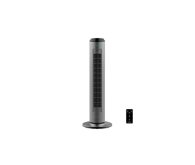 Coluna de Ar Cecotec ForceSilence 8190 Skyline Ionic | 60 W - Cinzento Cecotec - Ventoinhas de mesa e de pedestal - 60 W, ionic, cinzento