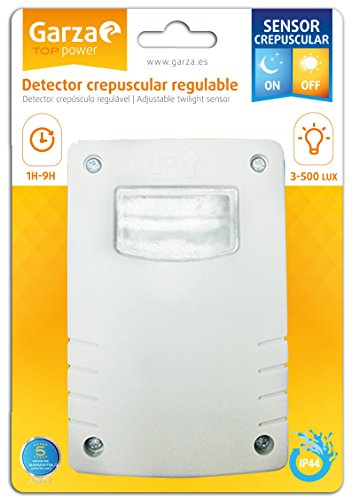 Detetor de Movimento GARZA POWER 2 (Cinzento) Garza - Sensores de movimento - detetor de movimento, garza power 2, cinzento, exterior, iluminação automática, jardins