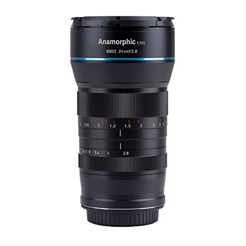 Objetiva SIRUI 24MM F2.8 ANAMORPHIC CINE MOUNT Sirui - Lentes de câmera - anamórfica, cine mount, focal 24mm, abertura f/2.8