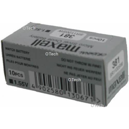 Pilha Recarregável MAXELL SR0626SW (10 unidades) Maxell - Baterias - nimh, 600 mah, universal, 12 v