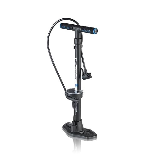 Bomba de Ar para Pneus XLC Gamma 8 Bar Pu-S03 XLC - Bombas de bicicleta - 1,1 bar, 800 mm, manómetro grande, fácil manuseamento