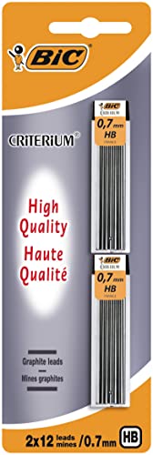 Bic Grafite Criterium 0.7 Mm 3 Unidades BIC - Minas de lápis e recargas - 0.7 mm, 3 unidades, desenho, anotacao