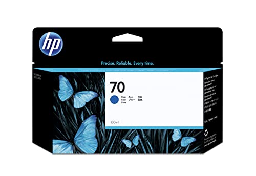 Tinteiro HP 70 (C9458A - Azul - C9405A) HP - Cartuchos de toner e jato de tinta - tinteiro, HP 70, c9458a, azul, c9405a