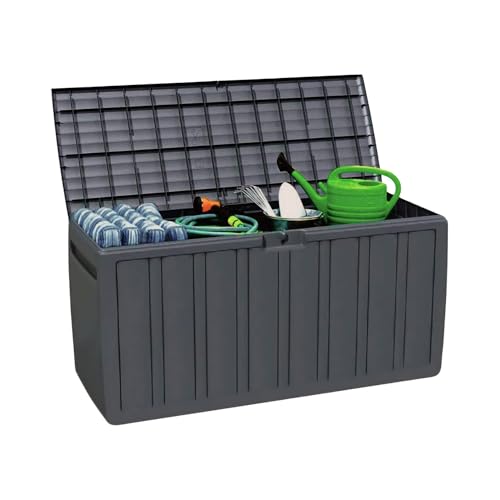 Bau Exterior 270L Résina 117X45.5X57Cm Thinia Home THINIA HOME - Caixas de mudança e envio - resina, 117x45.5x57cm, thinia home