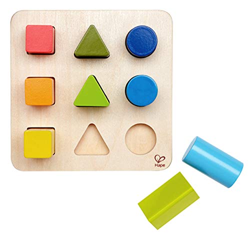 Jogo Educativo HAPE Color & Shape Sorter HAPE - Brinquedos - números, formas geométricas, peças coloridas
