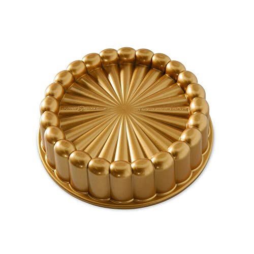 Forma para Bolo NORDIC WARE 83577 (Dourado) Nordic Ware - Formas para bolos e moldes - 1 l, alumínio, dourado