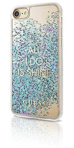 Capa iPhone 6, 6s, 7, 8 GUESS GUHCP7GLUQBL Azul Guess - Capas para telemóveis - iphone 6, iphone 6s, iPhone 7, iPhone 8, azul