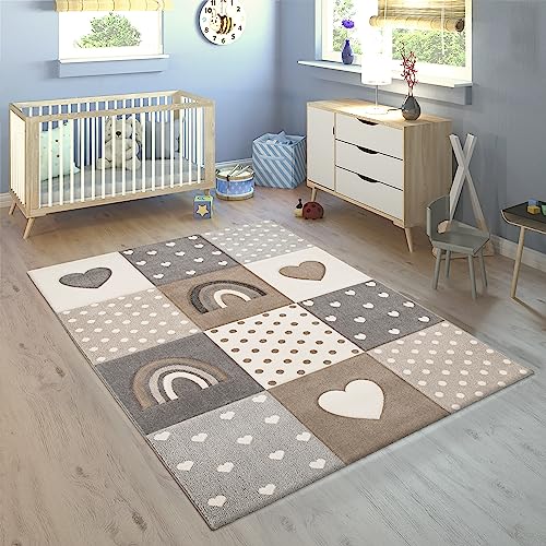 Tapete de Criança PACO HOME (Bege - 120 x 170 cm) Paco Home - Tapetes - polipropileno, 120x170 cm