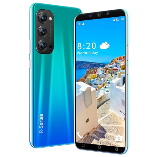 Smartphone WRTOGO Reno 4 (6.53'' - 3 GB - 16 GB - Azul e Verde) Reno4 - Telemóveis - 6.53 polegadas, 3 GB RAM, 16 GB Armazenamento, Azul e Verde