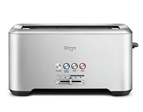 Torradeira SAGE Bit More (4 fatias - 850 W) Sage Appliances - Eletrodomésticos de cozinha - 4 fatias, 850 W