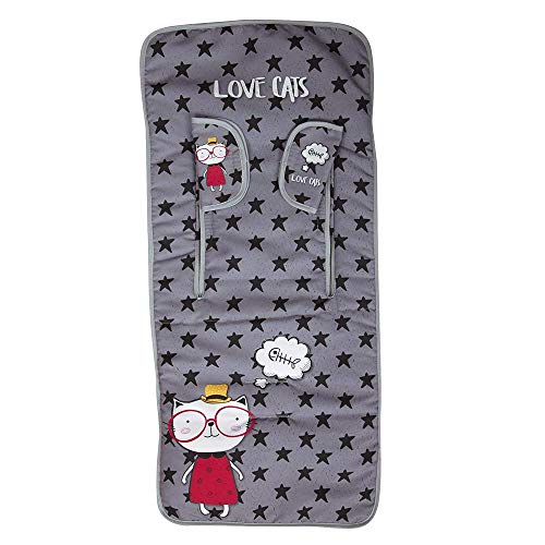 Almofada para Assento de Carro BABYLINE Love Cats Babyline - Forros e sacos de transporte para bebês - conforto, segurança, cadeira de rodas