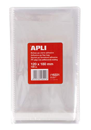 Bolsa de Plástico Transparente com Fita APLI APLI - Materiais de embalagem - plástico, transparente, fita