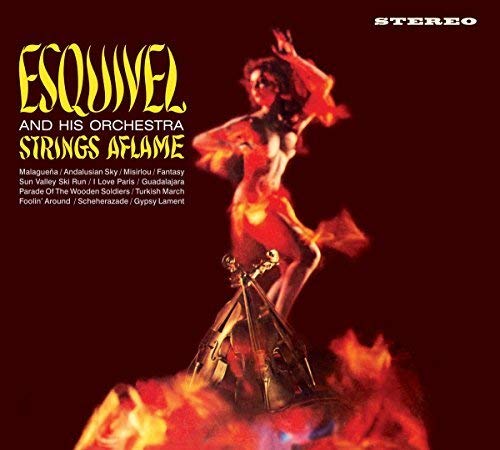 Livro Strings Aflame/+ Latin-Esque de Juan Garcia Esquivel (Espanhol) Jackpot - Cds de música - livro, strings aflame, música clássica, amor, orquestra