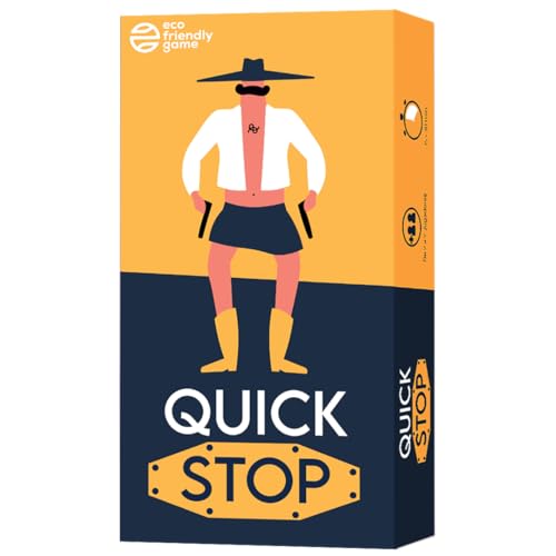 Jogo de Tabuleiro QUICK STOP (Idade Mínima Recomendada: 8 anos) Juegos - Jogos de tabuleiro - 180 cartas, situações, cartas de letra, jogador mais rápido