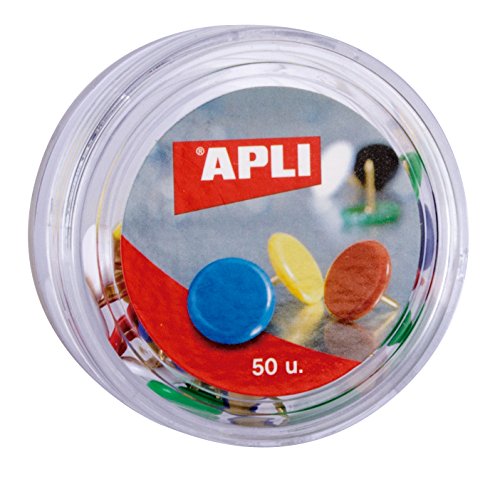 Caixa 50 Agrafos Pontas Planas KWB 201505 APLI - Alfinetes e tachas - agravados, pontas planas, caixa de plástico, 50 agrafos