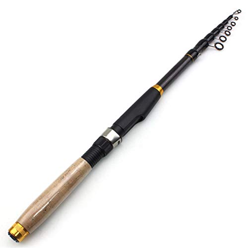 Vara de Pesca Telescópica ZYHWX 1.8M-3.0M com Varão de Coco ZYHWX - Eletrodomésticos - fibra de carbono, varão de coco, peso máximo 3 kg, 1,8m-3,0m extensível