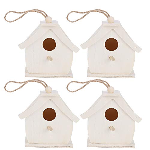 Casa de Pássaros TOMOTATO 4 Peças (Madeira) Tomotato - Casas para cães - 4 peças, madeira, hexagonal, pintado