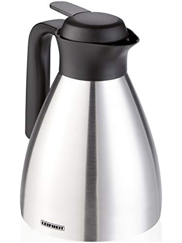 Garrafa Térmica LEIFHEIT Shine 1.0 L (100 ml) Leifheit - Jarras e garrafas para servir - 1.0 L, isolamento aço inoxidável, botão de aroma