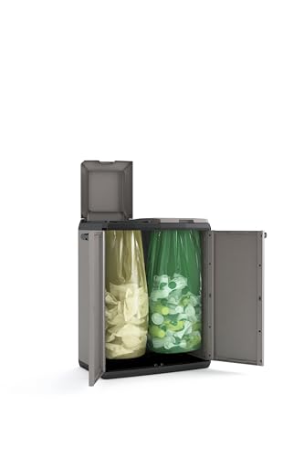 Armário de Cozinha KETER Split Basic (Cinzento - 85x40x90cm) KETER - Armários de cozinha - reciclagem, polipropileno, moderno, robusto
