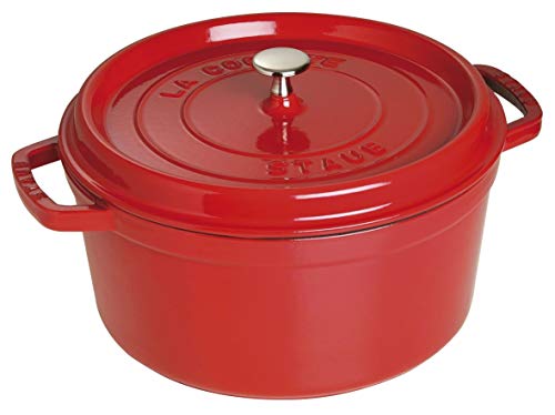 Caçarola Redonda STAUD 40509-852-0 (Diâmetro 28cm) STAUB - Fornos holandeses - 28cm, ferro fundido, 5.9L, 1 tigela