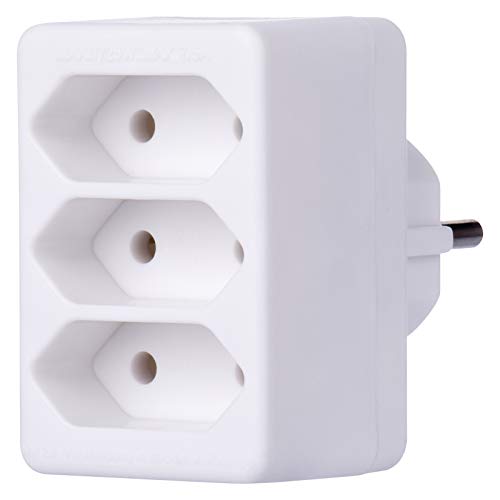 Tomada EMOS P0013 (250 V - 2.5 A - Preto) Emos - Tomadas e soquetes de energia - 250 V, 2.5 A, preto, interruptor