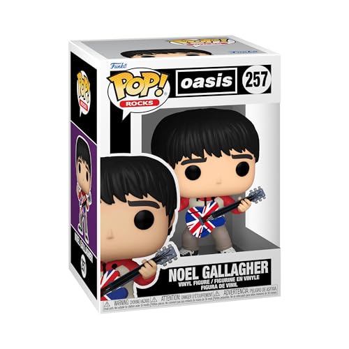Figura FUNKO POP! Oasis Noel Gallagher #257 Funko - Brinquedos - vinil, 9 cm, licença oficial, oasis