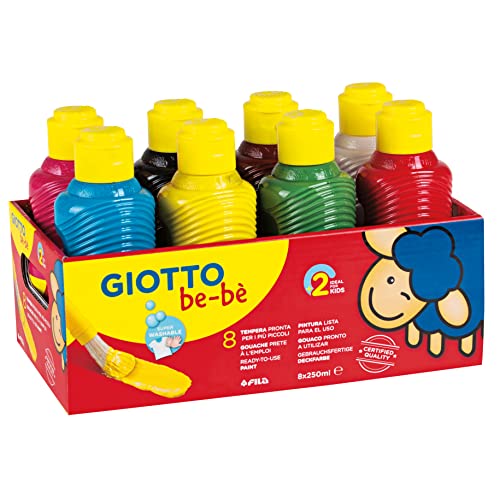 Pintura de Criança GIOTTO Baby (8 Un) (Recondicionado Como Novo) Giotto be-bè - Tinta, tinta de arte e esmalte - pintura, criança, giotto, baby, 8un, recondicionado