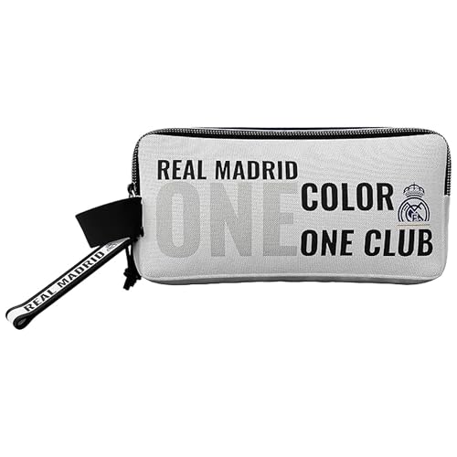 Estojo Triplo CYPBRANDS Real Madrid (Branco) CYPBRANDS - Estojos para canetas e lápis - estojo, triplo, cypbrands, Real Madrid, branco