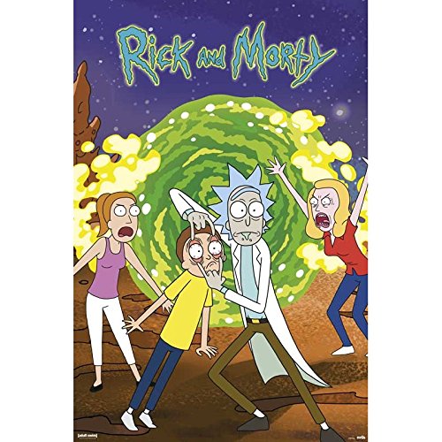 Póster ERIK EDITORES Rick And Morty Portal Grupo Erik Editores - Pósteres, impressões e arte visual - Rick And Morty, portal, maxi pósers