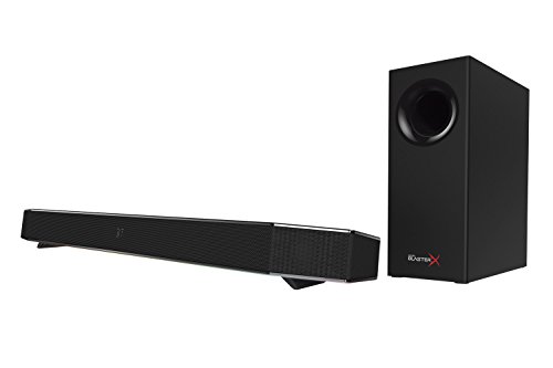 Soundbar Creative Labs Sound BlasterX Katana 2.1 - 75W (Sistema Hi Fi) CREATIVE - Alto-falantes - soundbar, creative labs, sound blasterx katana, 75w, hi fi, 2.1 canais