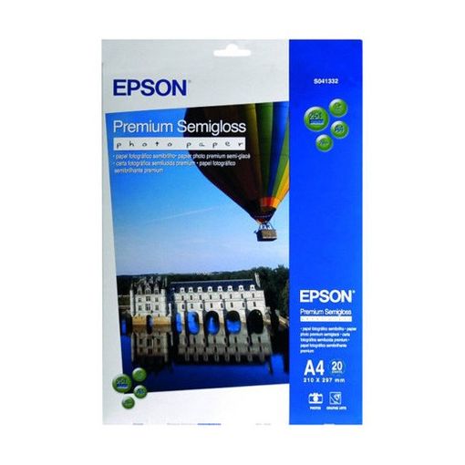 Papel Fotográfico EPSON Semigloss Photo Paper DIN A4 20 Folhas Epson - Papel de impressora e copiadora - semigloss, din a4, 20 folhas