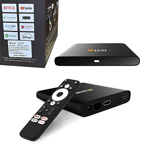 Leyf 4K Android TV Box Original Licensed by Google LLC and Netflix, Disney, Prime Video LEYF - Computadores - android tv box, google llc, netflix, disney, prime video