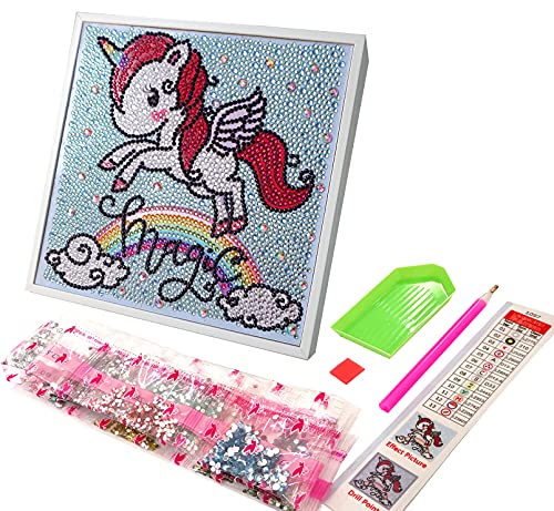 Kit para pintar com diamante BOUTIKS 5D BOUTIKS - Enfeites e acabamentos - pintar diamante, quadro 20x20 cm, tampa vidro, pincel espátula