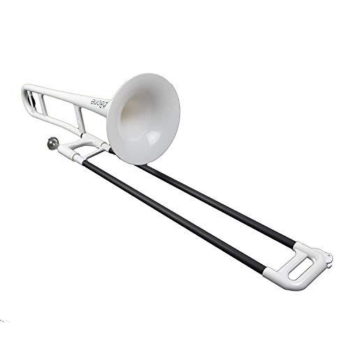 Trombone JIGGS Pbone Trombone Tenor Bb Branco com Bolsa pBone - Trombones - trombone, tenor bb, branco, bolsa, abs, fibra de vidro
