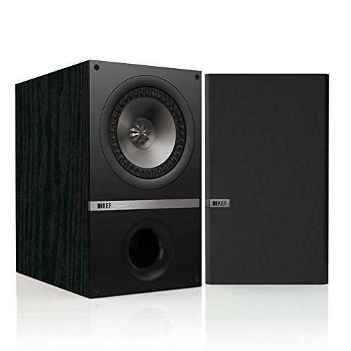Colunas Monitoras KEF Q300 (120W - Preto) KEF - Acessórios de computador - 120w, preto, monitoras