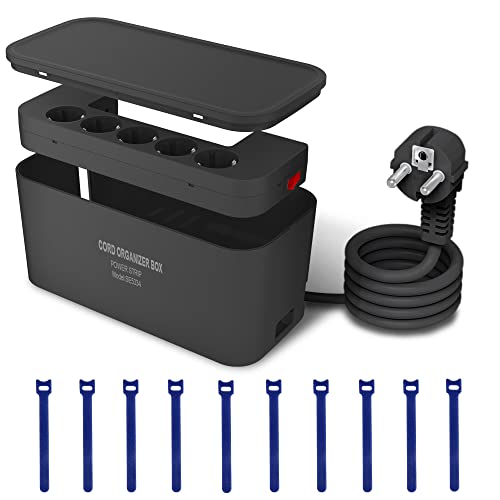 Extensão Elétrica CUC EXERTIS CONNECT 5 tomadas com interruptor e proteção contra sobretensão kinglink - Filtros de linha e supressores de surtos - 5 tomadas, interruptor, proteção sobretensão, 3 usb