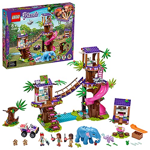 LEGO Friends - Base de Resgate da Selva - 41424 (Idade Mínima: 6) LEGO - Blocos de encaixe - lego, friends, base de resgate, selva, jogos